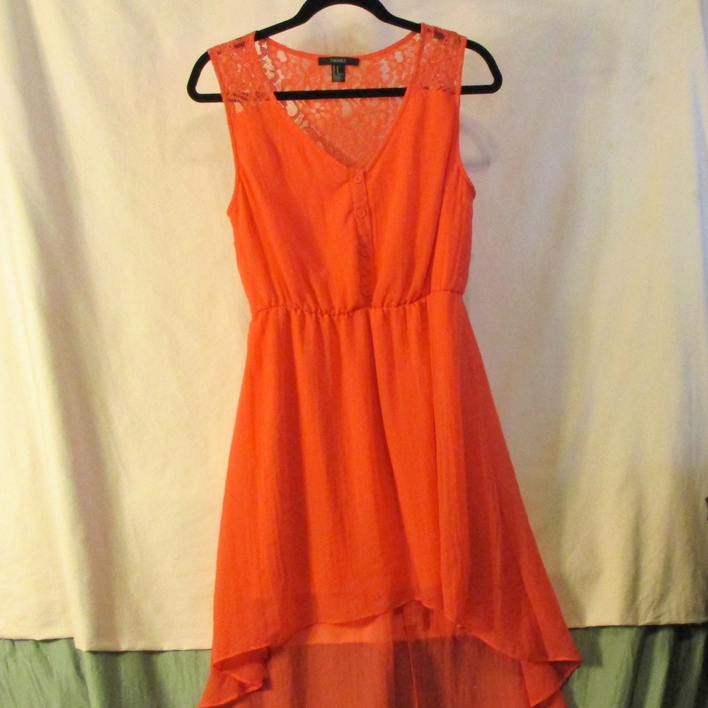 Forever 21 Lacy Hi-Lo Summer Dress